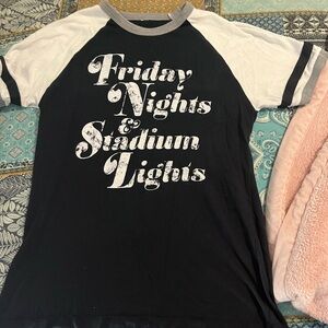 Black and White Raglan Tee